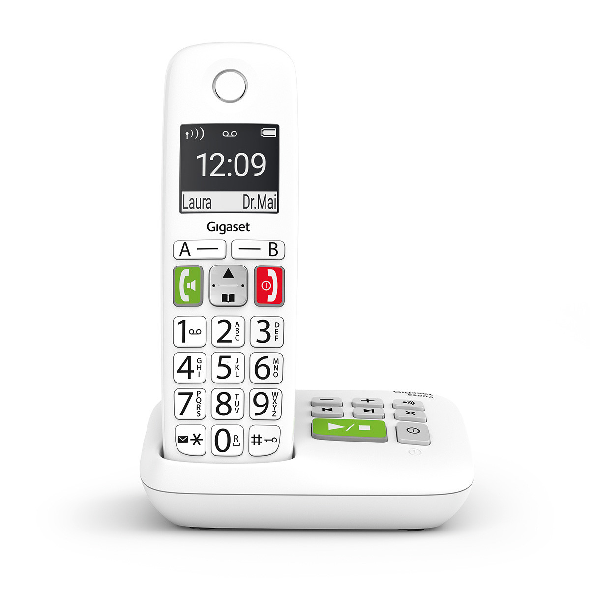 Gigaset E290A Blanc Téléphone Sans Fil Confort