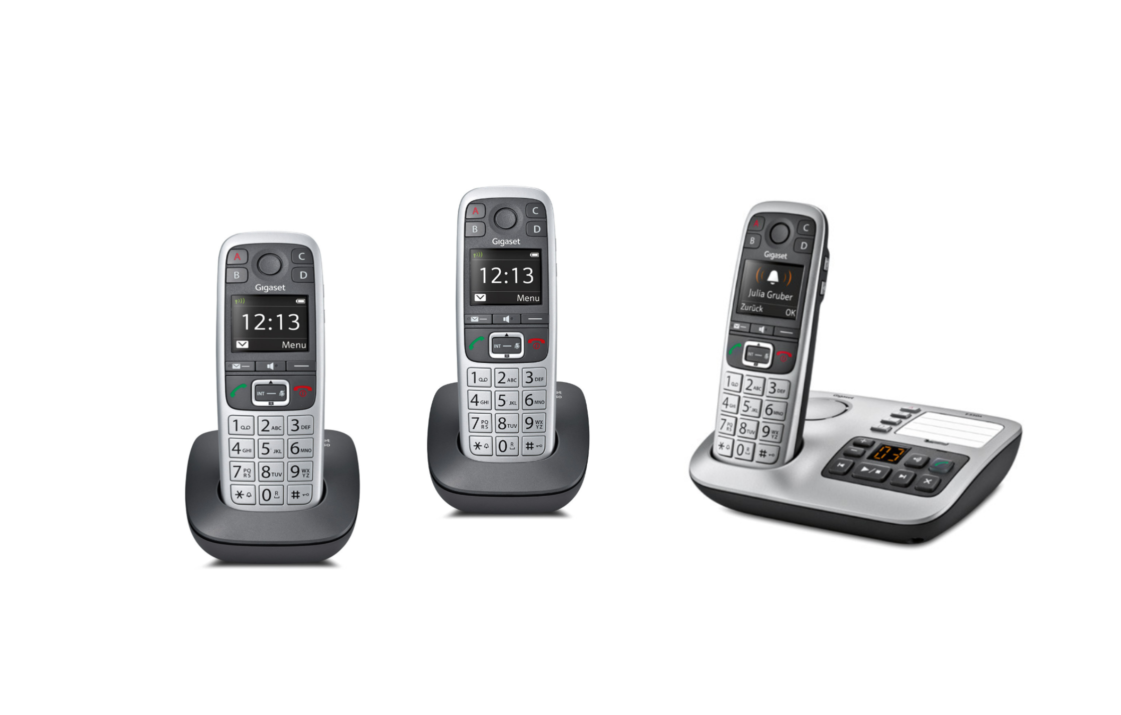 Gigaset E560A TRIO Téléphones sans fil conforts