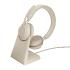 Jabra  Evolve2 65 Duo Blanc + Link 380a + base chargeur